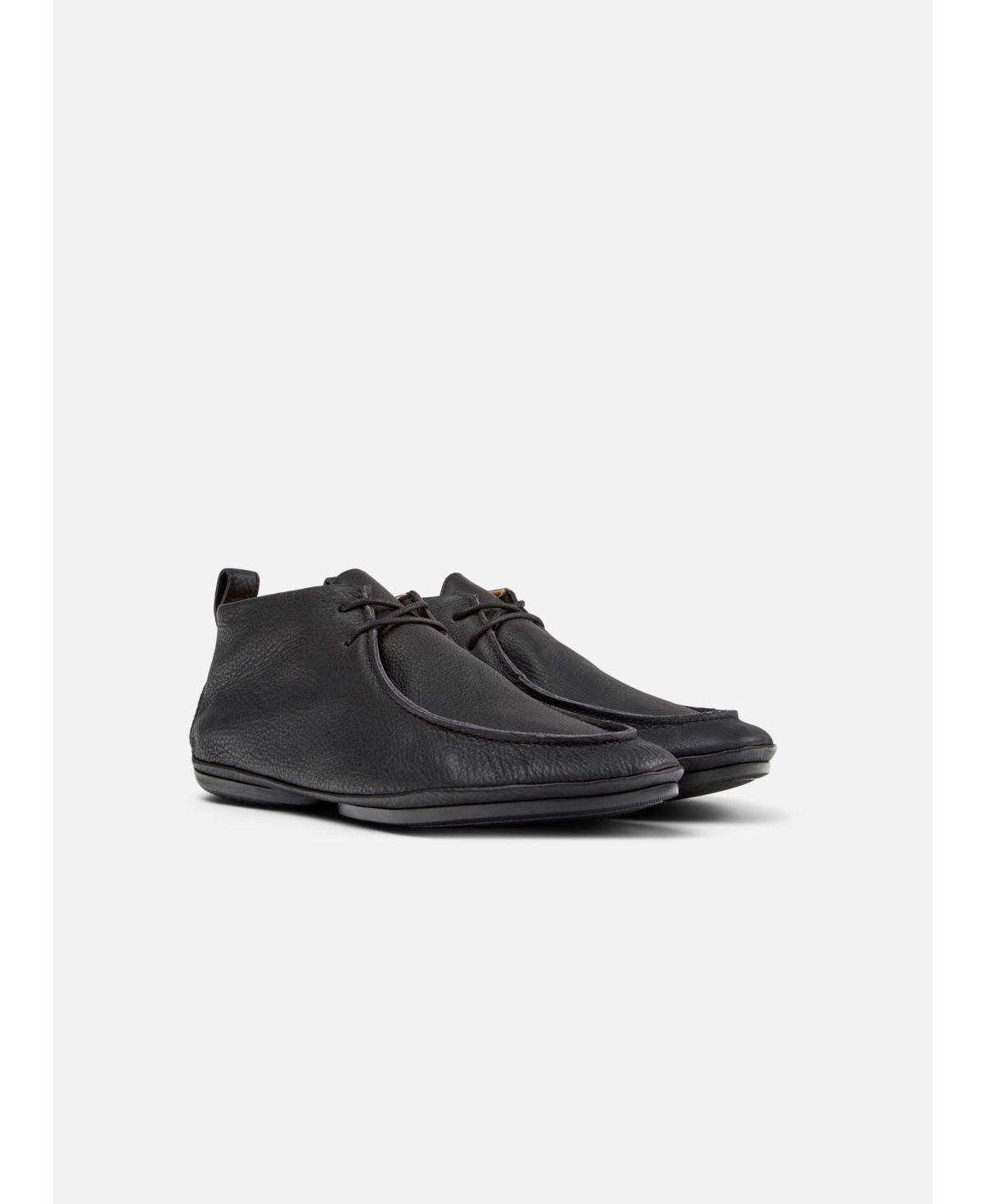Right Nina Leather Ankle-boot - Black