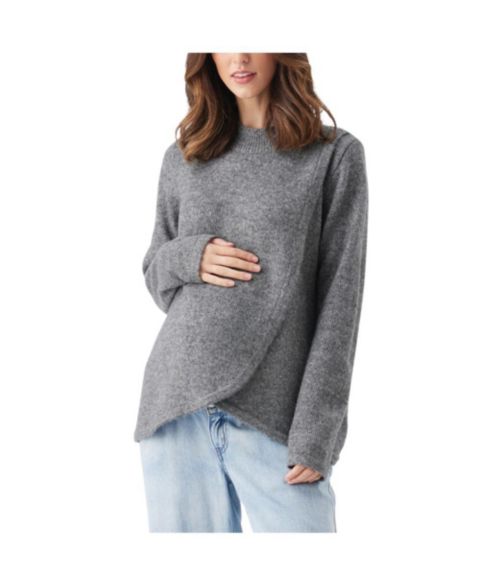 Джемпер для кормящих Ripe Maternity Addison для беременных, цвет: Угольный