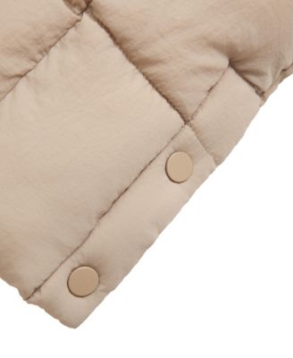 Girls Knee Length Puffer Coat