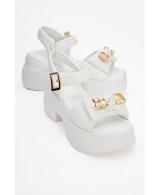 Merida Buckle Platform Sandal (Women)