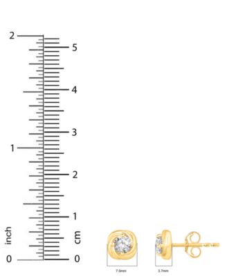 Diamond Love Knot Stud Earrings (1/2 ct. t.w) in 14k Gold