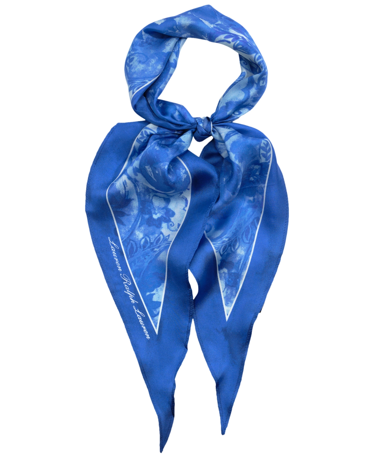 Paisley Small Diamond Scarf - Liberty blue