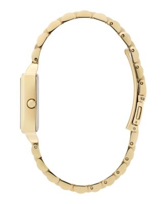 Women's Quartz Gold-Tone Stainless Steel Bracelet Watch 25.5mm x 20.5mm