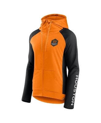 Women's Tennessee Orange Houston Dynamo FC Interlock Lightweight Full-Zip Jacket