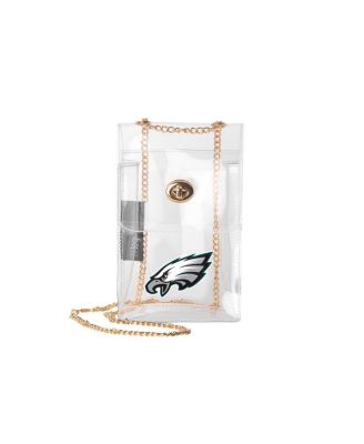 Logo Brands - Philadelphia Eagles Clear Essential Crossbody Purse