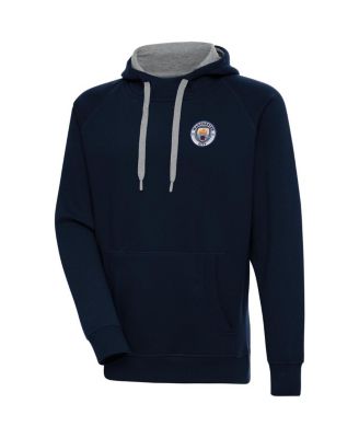 Antigua - Men's Navy Manchester City Takeover Pullover Hoodie