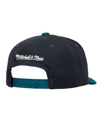 Men's Black/Teal San Jose Sharks May Flowers Pro Crown Adjustable Hat