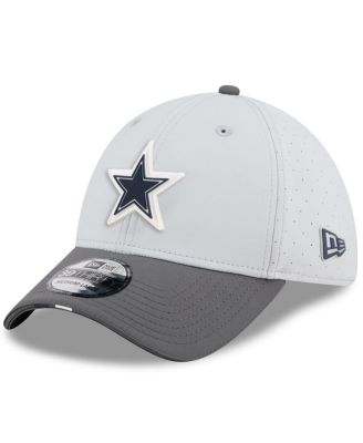 New Era - Men's Gray/Graphite Dallas Cowboys 2025 NFL Training Camp 39THIRTY Flex Hat