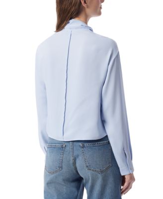 DO by Women's Soraya Solid-Color Scarf-Neck Top