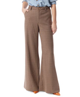 DEE OCLEPPO - Women's Tabitha Plaid Wide-Leg Pants