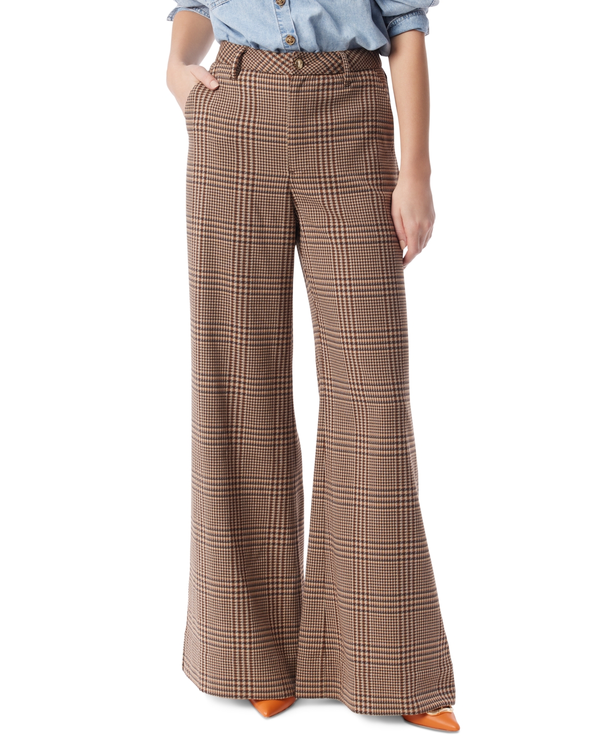 Dee Ocleppo Women's Tabitha Plaid Wide-leg Pants In Multi