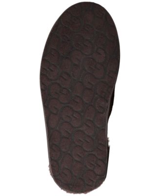 Men's Scuff Leather Distressed House Slipper