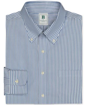 Brooks Brothers Men's Regular-Fit Polo Button-Down Collar Non-Stripe Dress Shirt