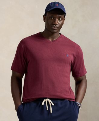 Men's Big & Tall Classic Fit V-Neck T-Shirt 