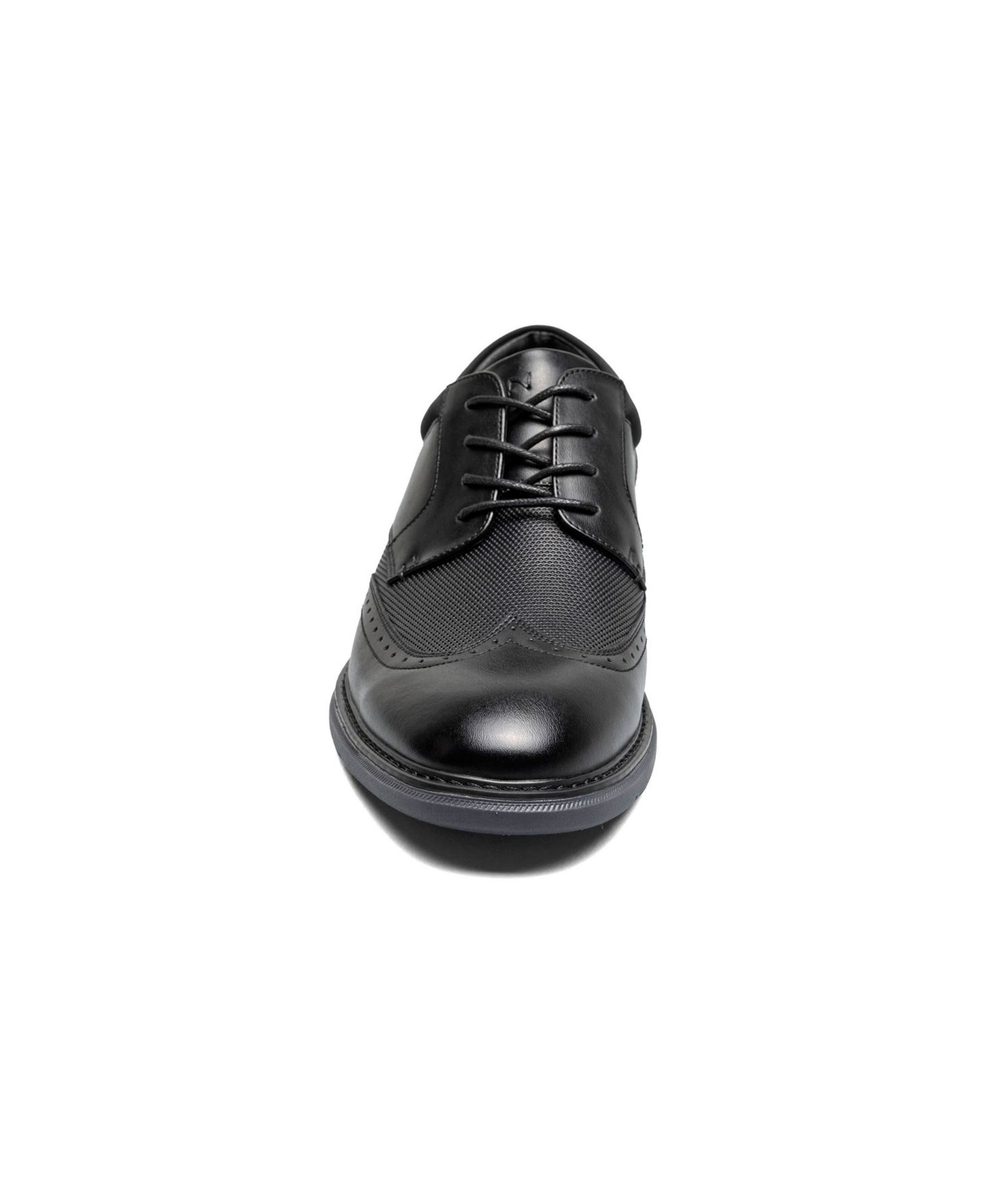 Мужские туфли Nunn Bush Chase Wingtip Oxfords, цвет: Чёрный — фото 2