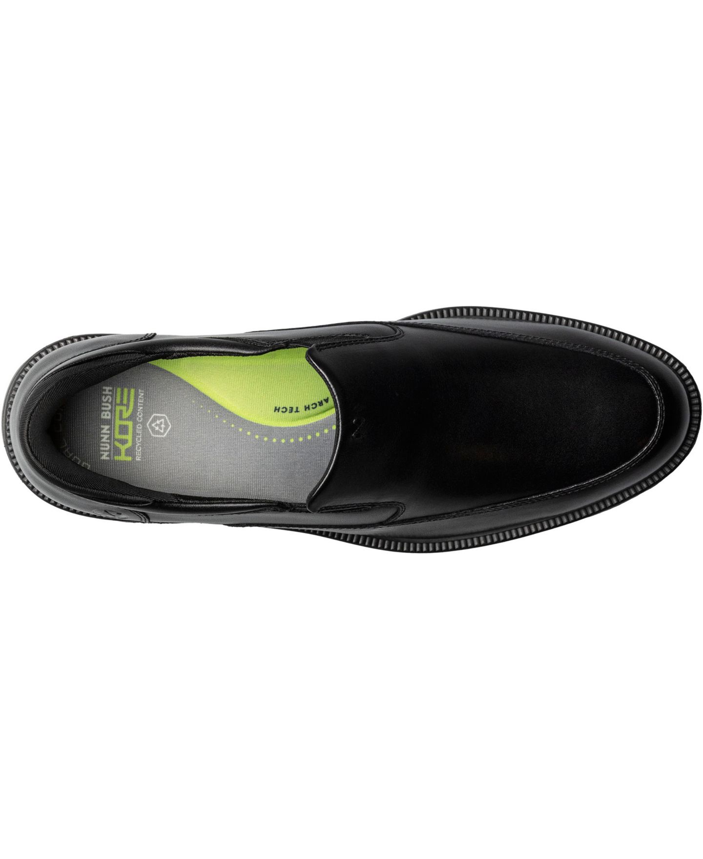 Мужские туфли Nunn Bush Kore EZ Icon Moc Toe Slip On, цвет: Чёрный — фото 6