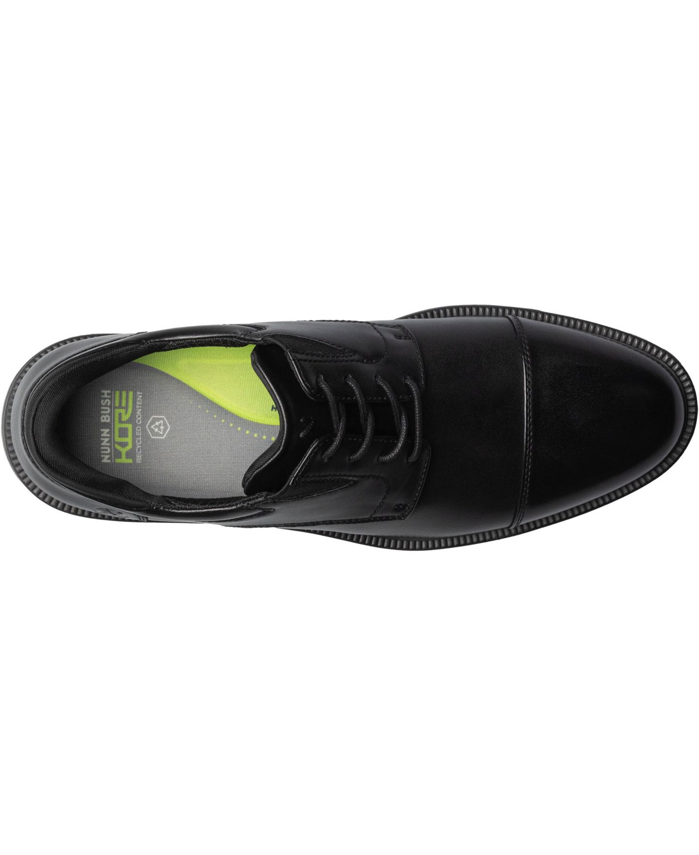 Nunn Bush Men's Kore EZ Icon Cap Toe Oxfords, цвет: Чёрный — фото 6
