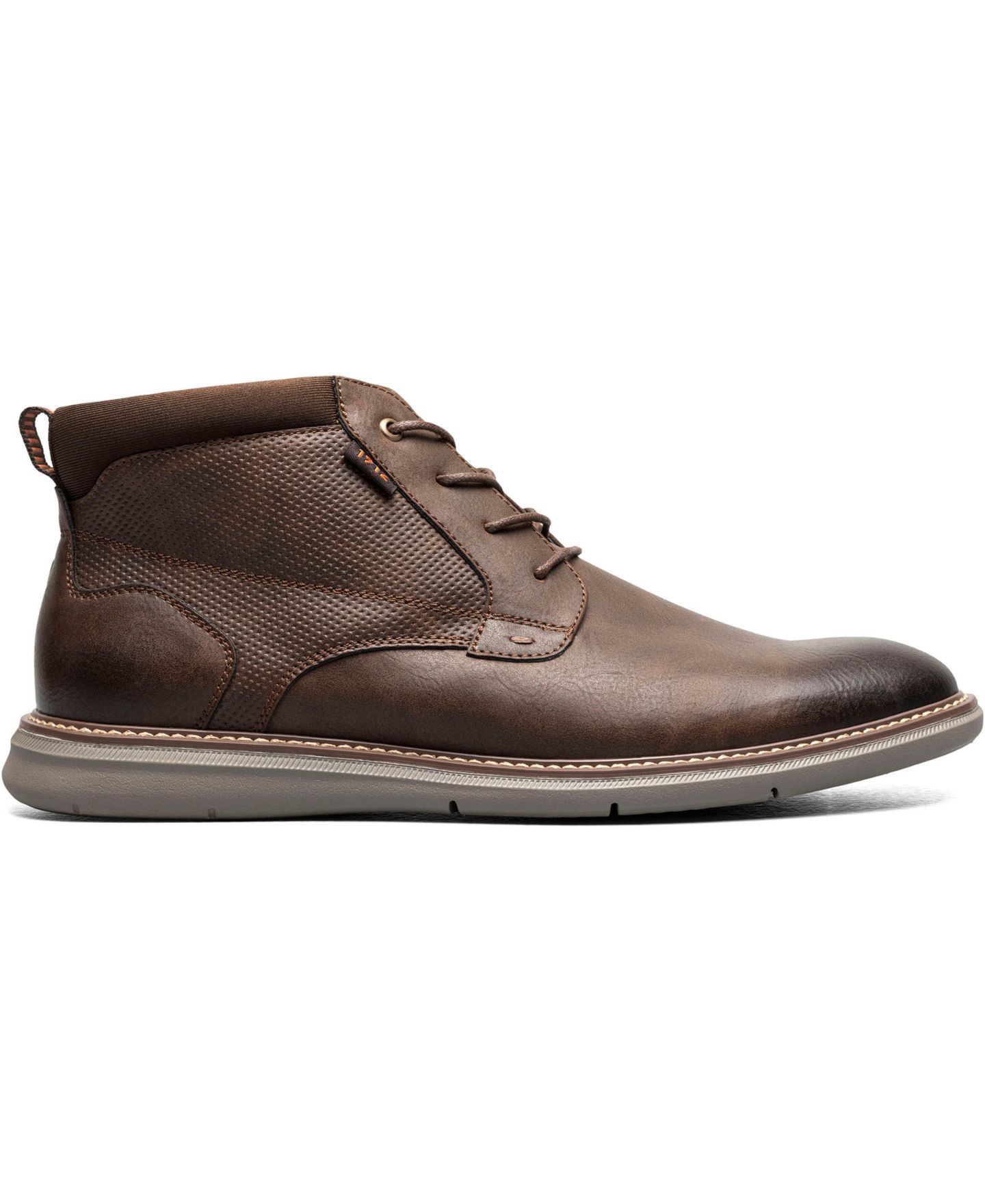 Мужские ботинки Nunn Bush Chase Plain Toe Chukka, цвет: Коричневый разноцветный — фото 4