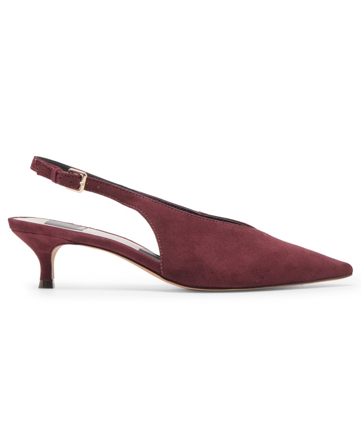 Dolce Vita Women's Alenna Kitten-heel Slingback Pumps In Burgundy