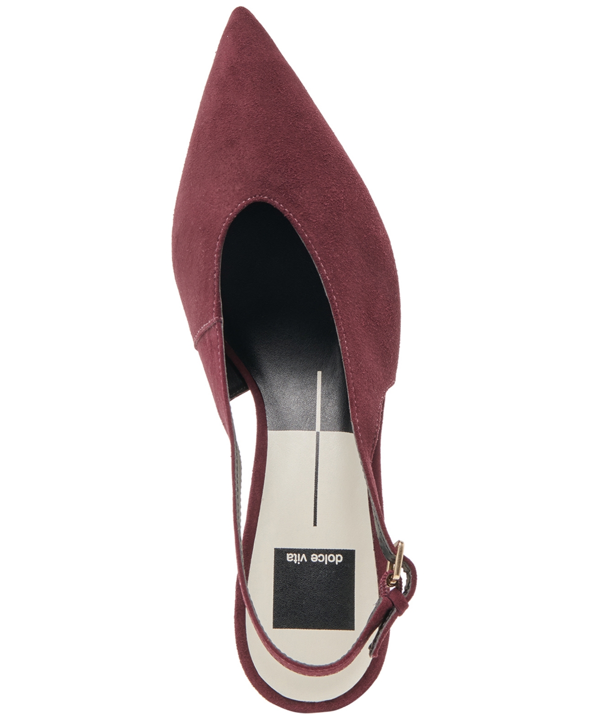 Dolce Vita Women's Alenna Kitten-heel Slingback Pumps In Burgundy