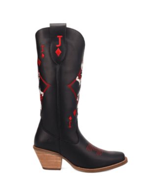 Women's Jack Of Diamonds Leather Boot