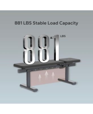Adjustable Weight Bench, Foldable Workout Bench for Home Gym Use, Weight Bench with 881 LBS Weight Capacity-Black