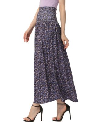 Women's Tiered Pull On Maxi Skirt