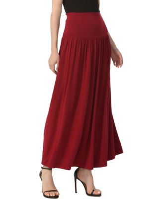 Women's Tiered Pull On Maxi Skirt