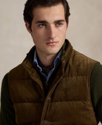 Men's Quilted Corduroy Vest