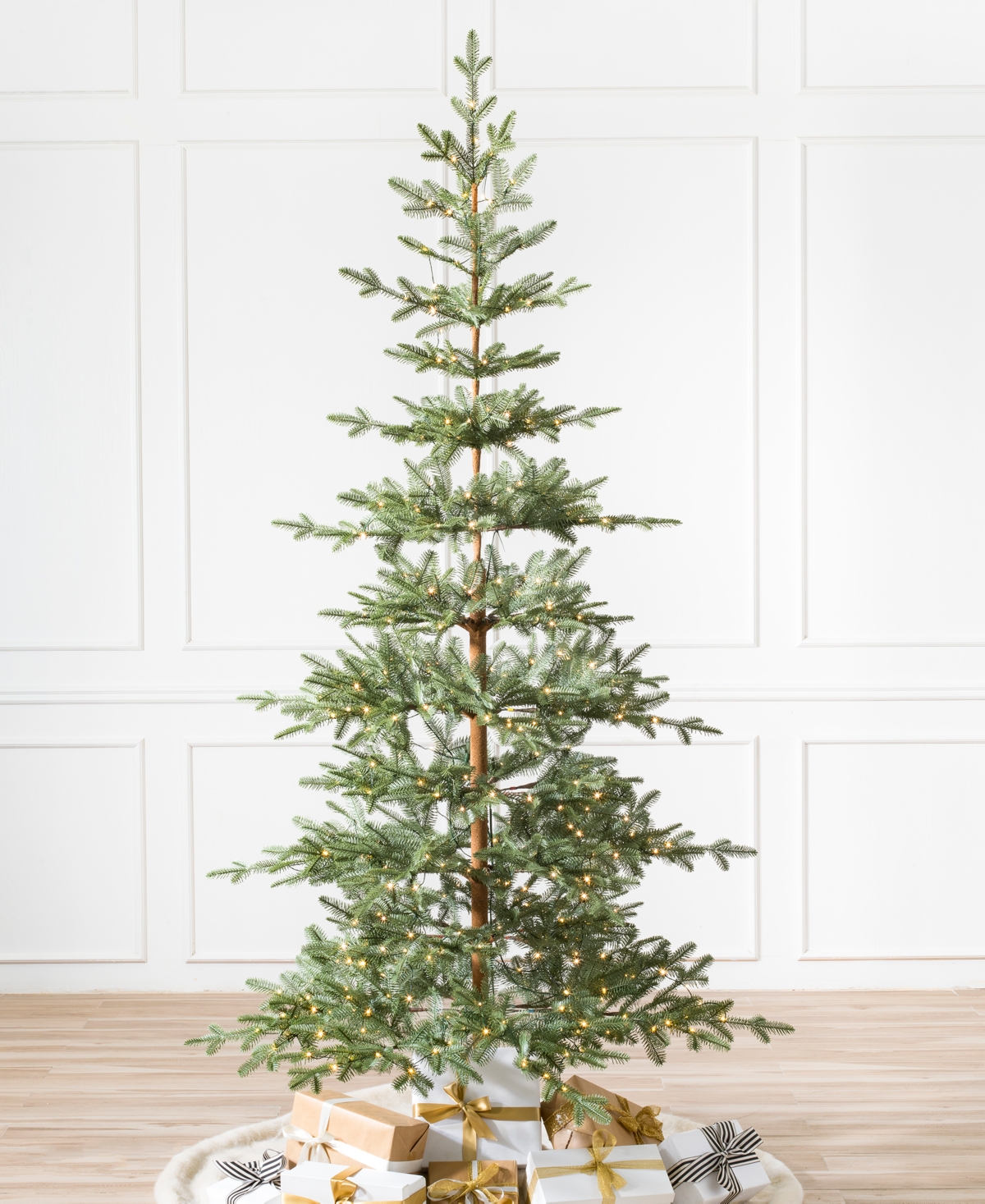 Balsam Hill 9 Ft Pre-lit Alpine Balsam Fir Tree In Green