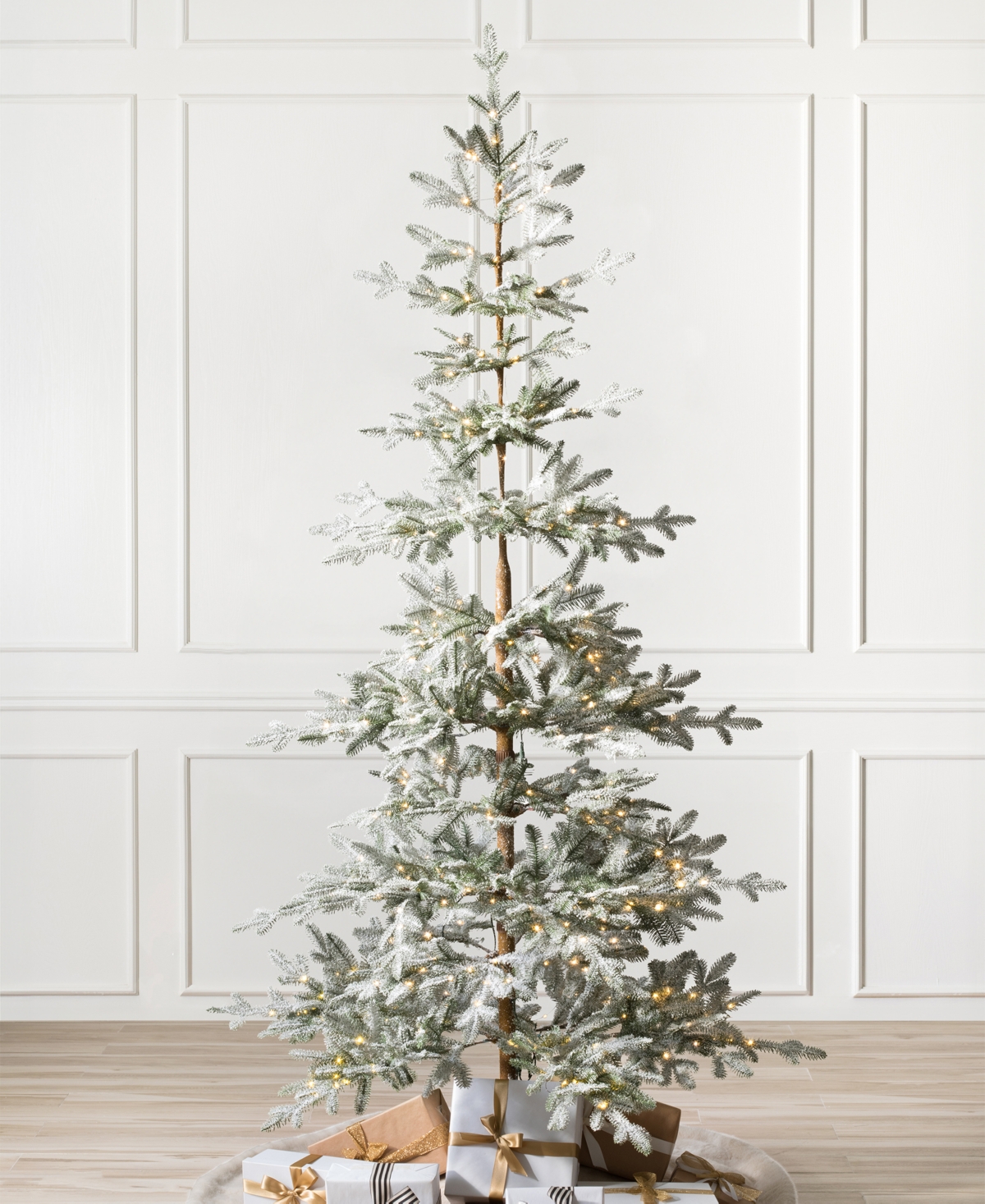 Balsam Hill 9 Ft Pre-lit Frosted Alpine Balsam Tree In White