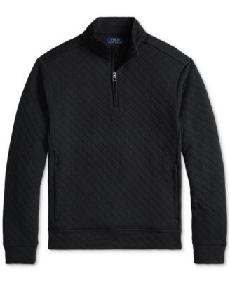 Men's Quilted Double-Knit Jersey Pullover