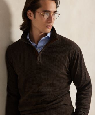 Men's Houndstooth Luxury Jersey Pullover