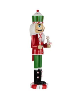 15" Peppermint Candy Nutcracker Christmas Figure
