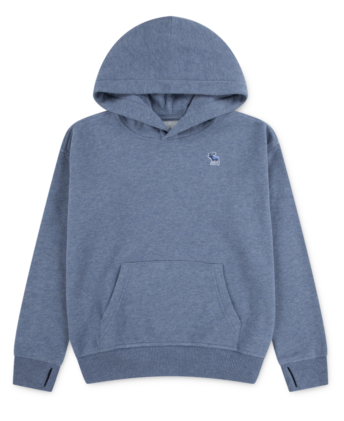 Abercrombie Boys Essential Fleece Pullover Hoodie In Gray