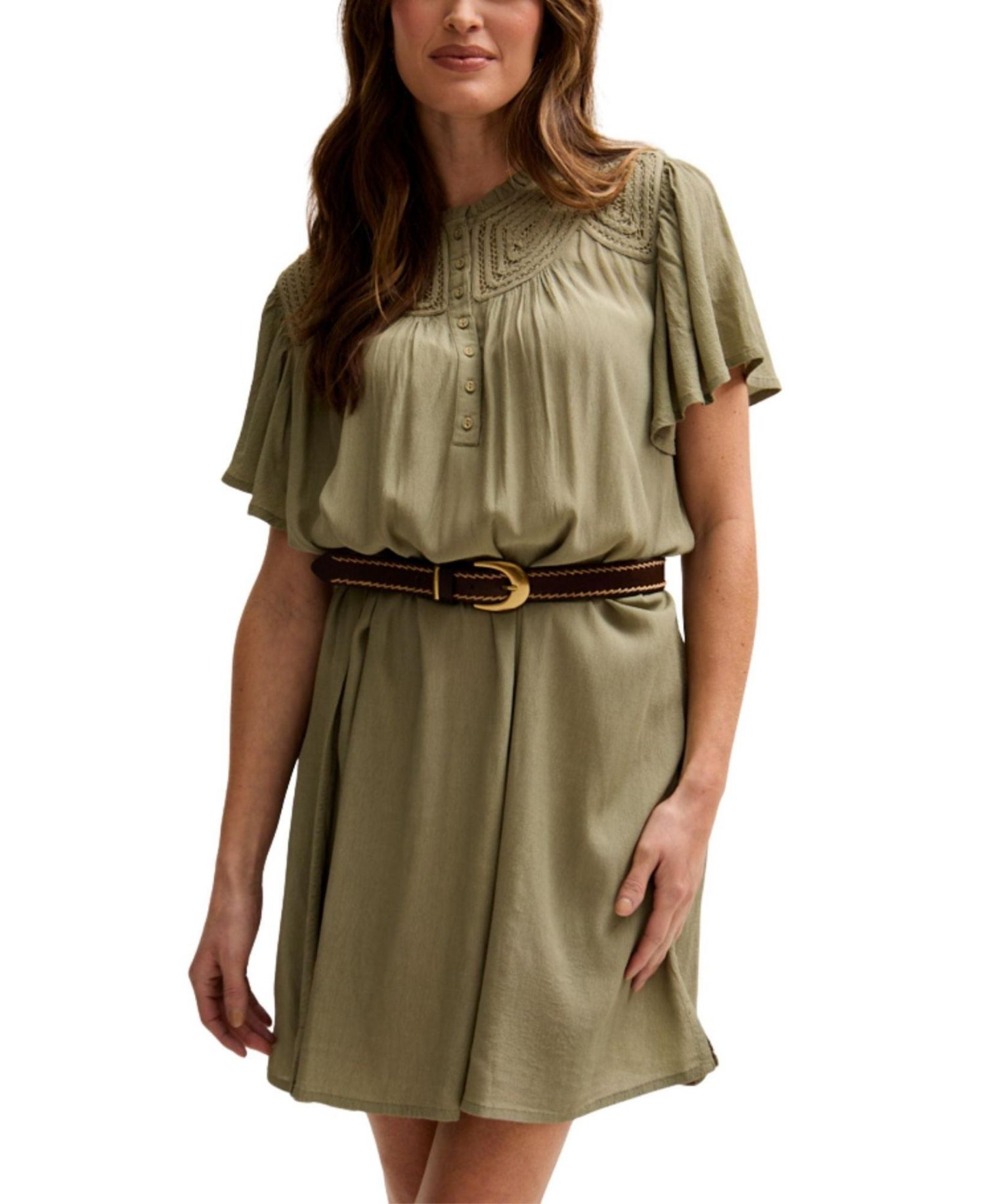 Women's Roma Angel Sleeve Mini Dress
