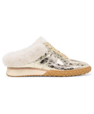 Women's Izzey Plush Cozy Retro Slides Sneakers