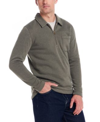 Men's Pebble Fleece Long Sleeve Quarter-Zip Sweater