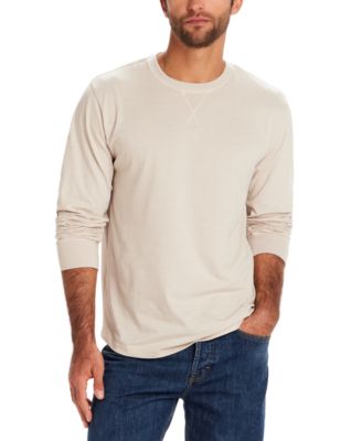 Men's Brushed Long Sleeve Crewneck T-Shirt