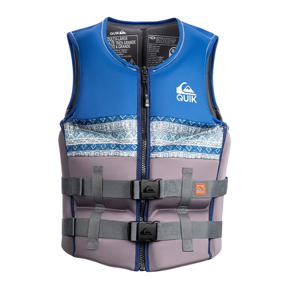 Men's Life Vest, Uscg Approved Pfd, Evoprene Cga Life Jacket - Navy/Charcoal