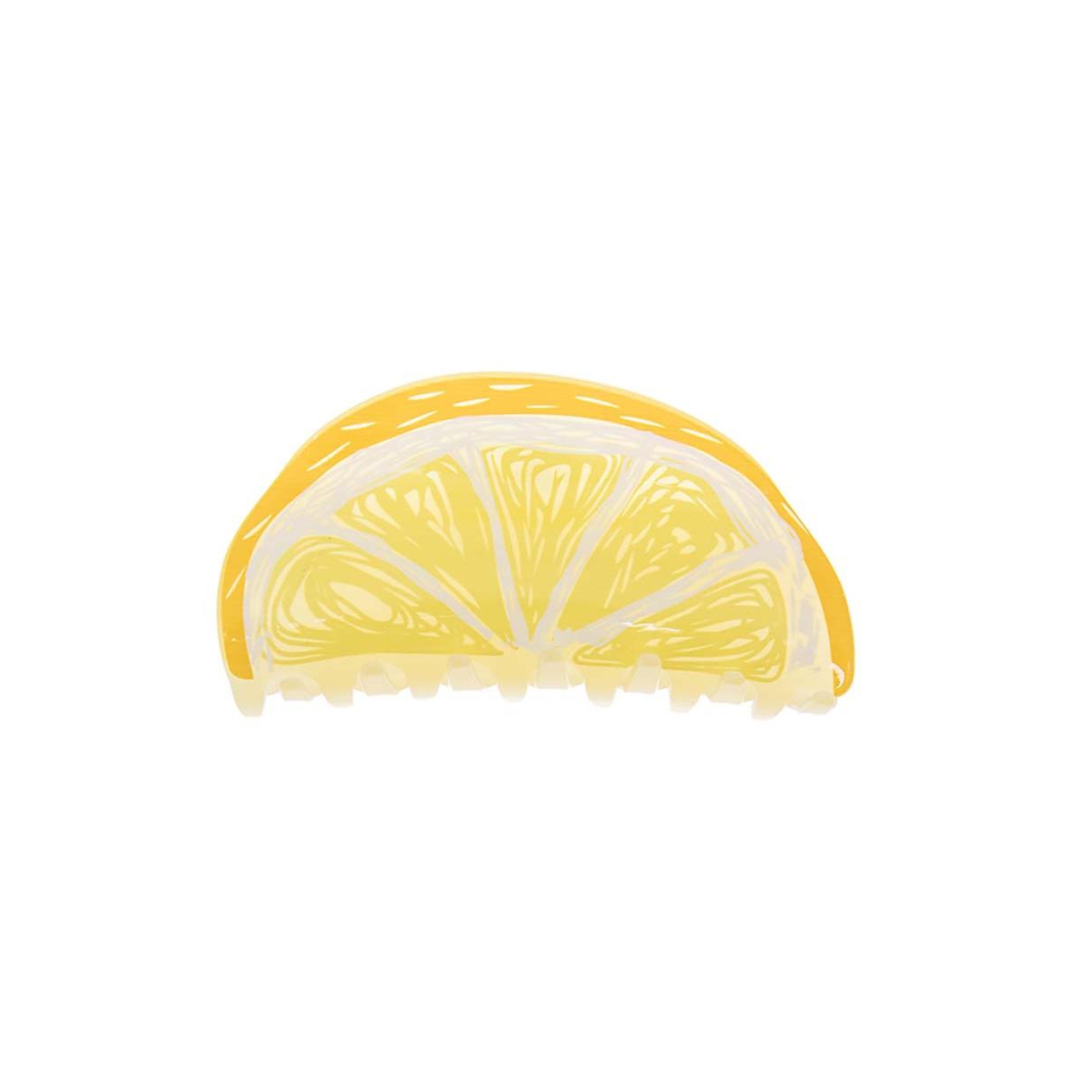 Lemon Slice Hair Claw Clip - Yellow