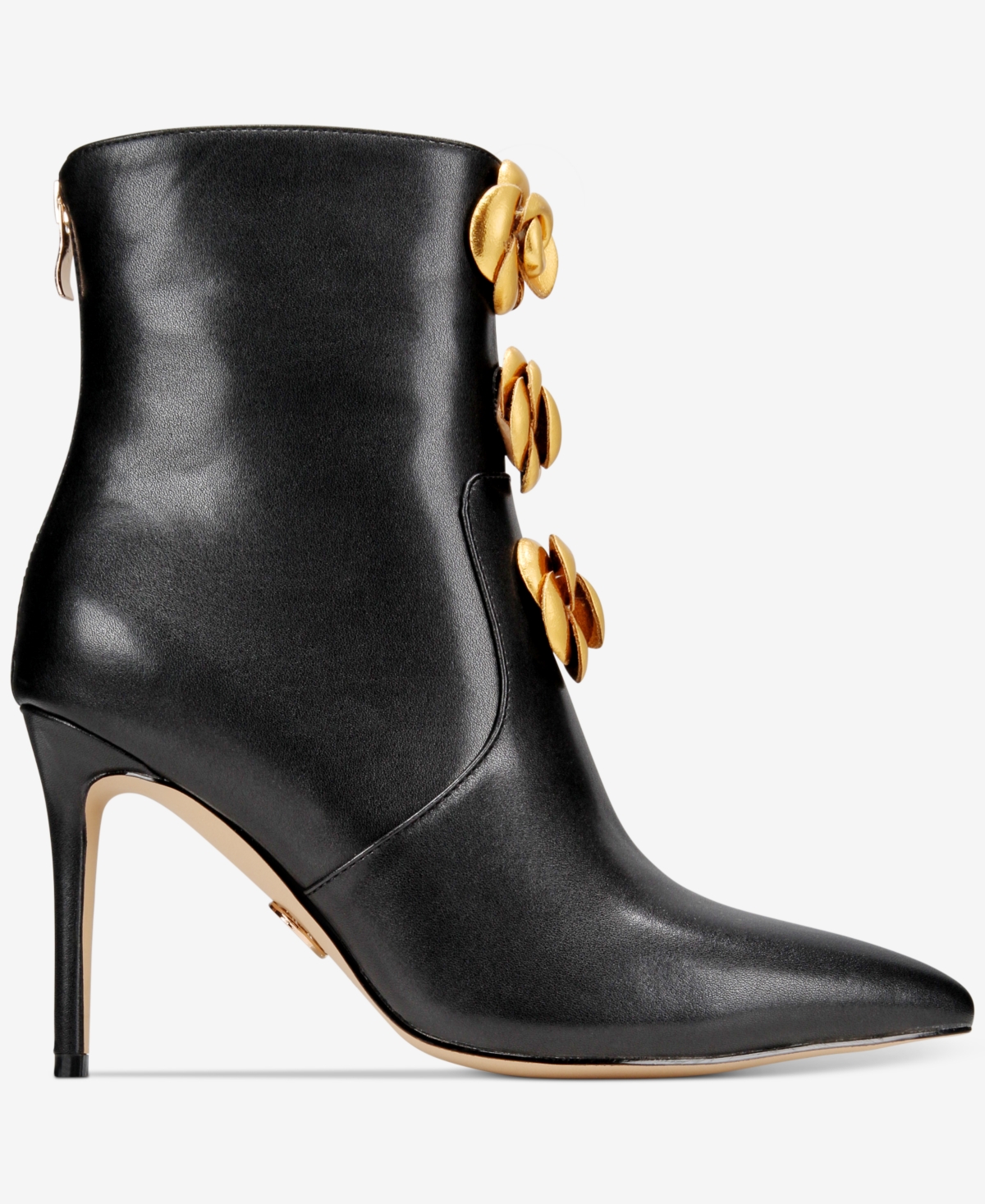 Things Ii Come Women's Brandy Luxurious Pointed-toe Dress Booties In Black