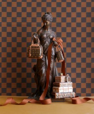 Stacked Luxury Luggage Set Glass Ornament