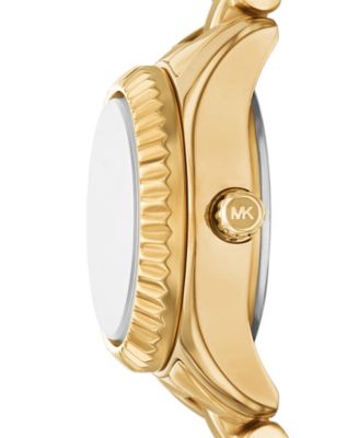 Women's&nbsp;Lexington Three-Hand Gold-Tone Stainless-Steel Watch, 19mm and Bracelet Gift Set