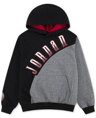 Jordan - Big Boys Colorblocked Logo Pullover Hoodie