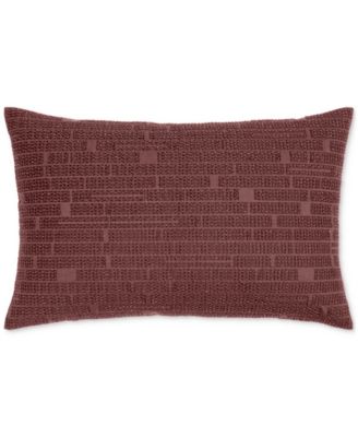 Hotel Collection - Beaded Tile Decorative Pillow, 14" x 22"
