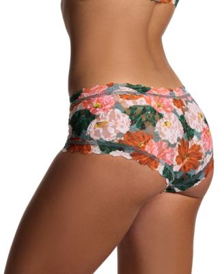 Women's Printed Signature Lace Boyshort