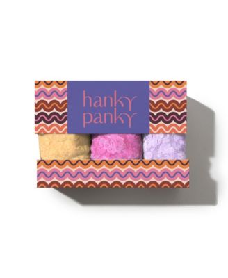 Women's Signature Lace Low Rise Thong 3 pack Panty