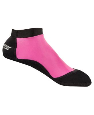 SeaSnug Low Cut Beach Socks for All Beach and Sand Activities - Geometric Palm / M