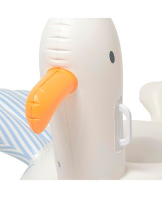 Kids Ride-On Float: Sid The Seagull - Blue Stripe